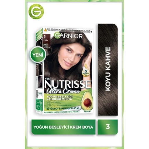 Garnier Nutrisse 3 Koyu Kahve. ürün görseli