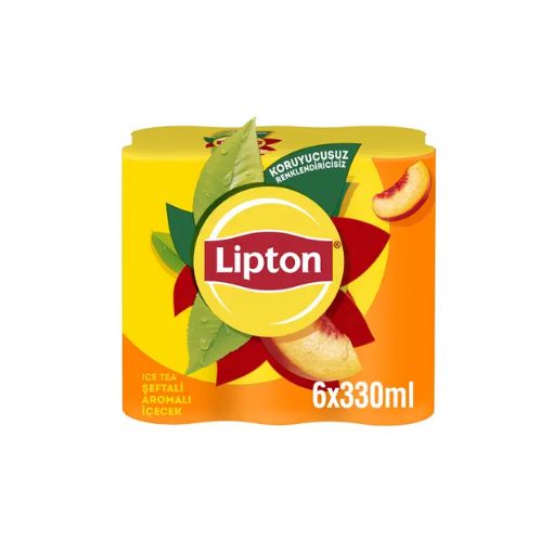 Lipton Ice Tea 330 ml 6lı (Şeftali). ürün görseli