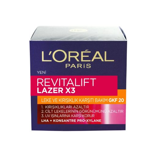 LOréal Revitalift Lazer X3 Leke Kırışıklık Karşıtı. ürün görseli