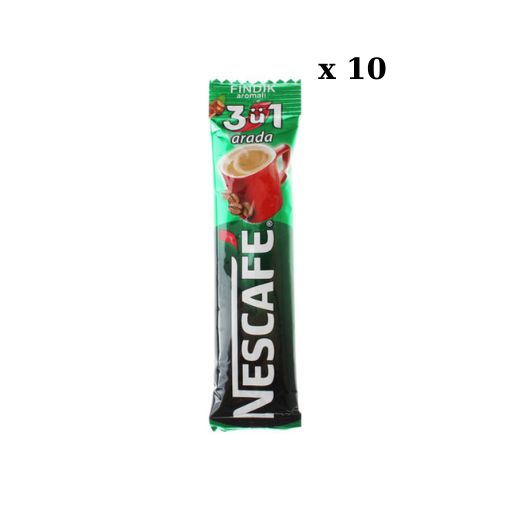 Nescafe 3in1 Fındıklı 17 gr * 10lu. ürün görseli