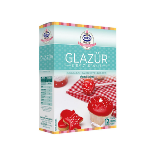 Kenton Tatlı Şefi Glazur 100 gr Kırmızı. ürün görseli