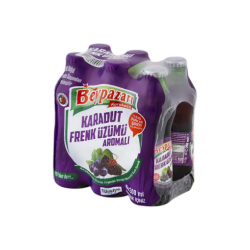 Beypazarı Meyveli Karadut Frenk Üzüm 6lı 200 ml. ürün görseli