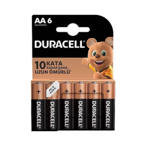 Duracell Basic Kalem Pil 6lı. ürün görseli