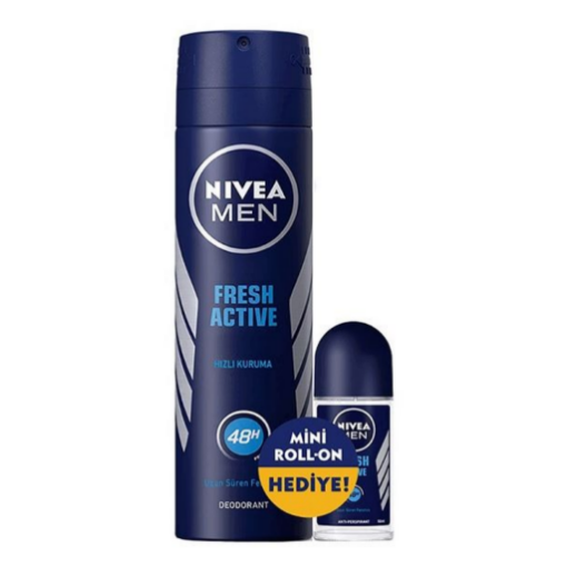 Nivea Men Fresh Deodorant 150 Ml + Roll-On Hediyeli. ürün görseli