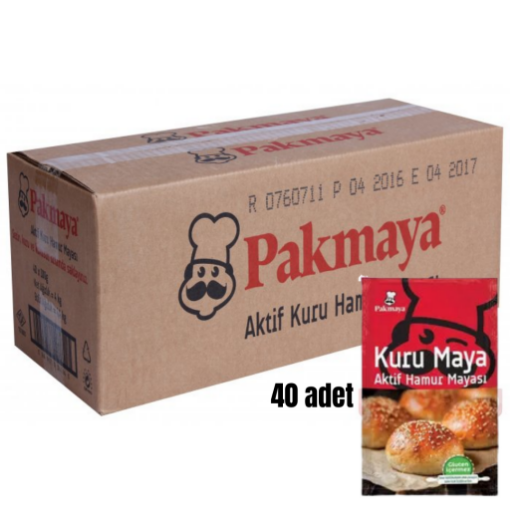 Pakmaya 100 gr Kuru Aktif Hamur Mayası 40'lı . ürün görseli