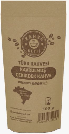 Kahve Keyfi Türk Kahvesi Kavrulmuş Çekirdek 500 Gr. ürün görseli