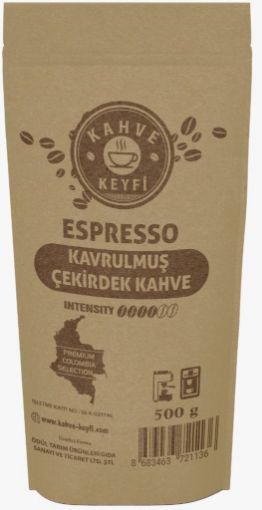 Kahve Keyfi Espresso Kavrulmuş Çekirdek 500 Gr. ürün görseli