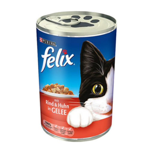 FELIX KEDİ MAMASI KONSERVE, 400G, SİĞIR ETLİ. ürün görseli