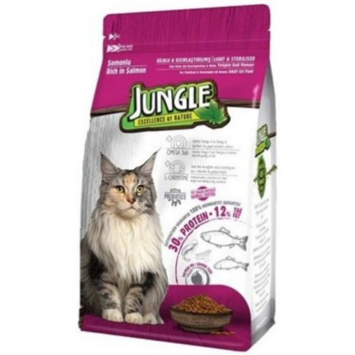 Jungle Sterilized Kısır Kedi Maması 1,5kg Somonlu. ürün görseli