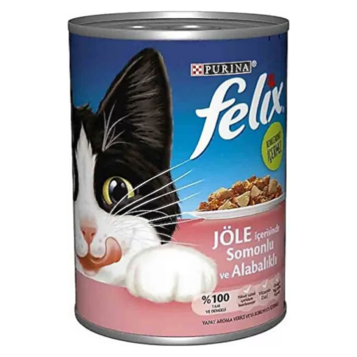 FELIX KEDİ MAMASI KONSERVE, 400G, SOMONLU. ürün görseli