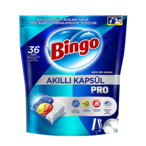 Bingo Akıllı Bulaşık Makinası Kapsülü 36 Lı Pro. ürün görseli