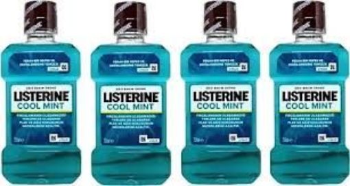 W LISTERINE AGIZ SUYU 250ML COOL MINT*4LU. ürün görseli