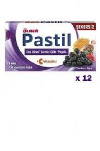 W ULKER PASTIL 22,4GR ZENCEFIL ZERDACAPROPIS*12LI. ürün görseli