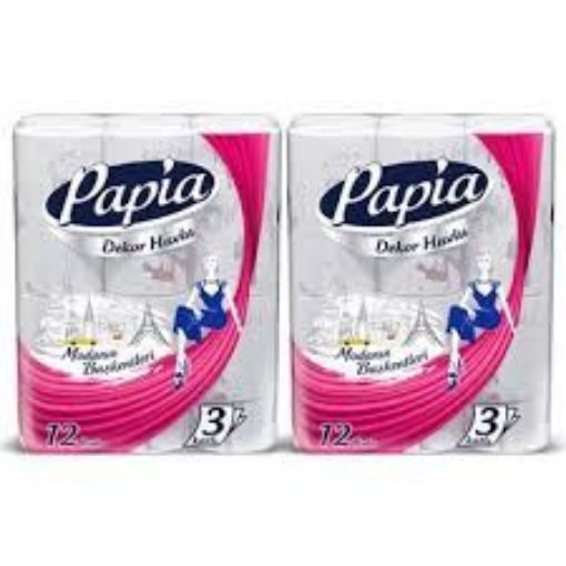 Papia Havlu 12Li Dekor*2Li. ürün görseli