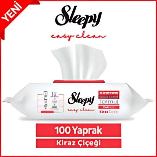 Sleepy Yüzey Temizlik Havlusu 100lü Kiraz Çiçeği. ürün görseli