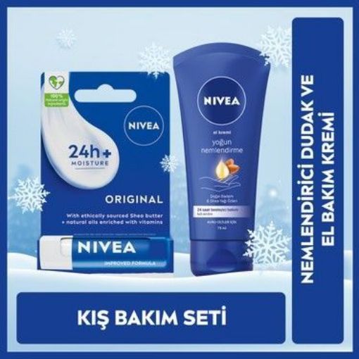 Nivea El Kremi 75Ml+Nivea Lip Hediyeli. ürün görseli