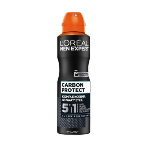 LOREAL MEN Exp. Carbon Protect Deo 150ML. ürün görseli