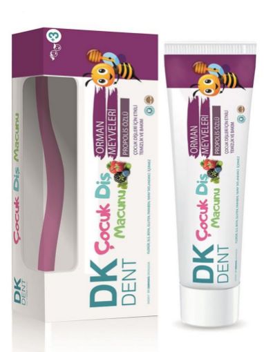 Dermokil Çocuk Macunu Orman Meyve 50 ml + Diş Fırçalı. ürün görseli