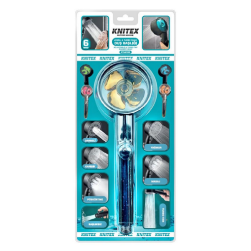 Knitex Duş Başlığı Ayarlı Turbo Fanlı 2999. ürün görseli