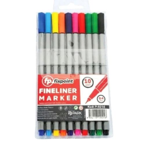 Fixpoint Fineliner Kalem 10 Lu p-0216. ürün görseli