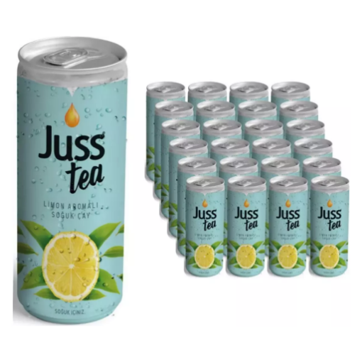 JUSS TEA Soğuk Çay 250ML Limon*24lü. ürün görseli