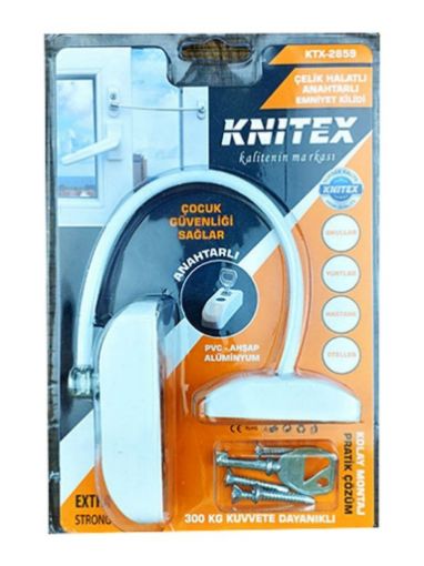 KNITEX EMNIYET KILIDI CELIK HALATLI 2859. ürün görseli