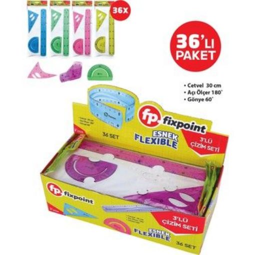 Fixpoint Çizim Seti 3 Lü Esnek p-2524. ürün görseli