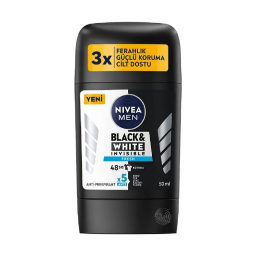 Nıvea-Stıck Bay 50Ml Black-Whıte Fresh. ürün görseli