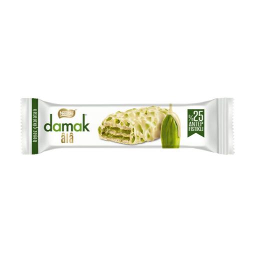 NESTLE DAMAK ALA 30GR %25 A.FISTIKLI BEYAZ CIK.. ürün görseli