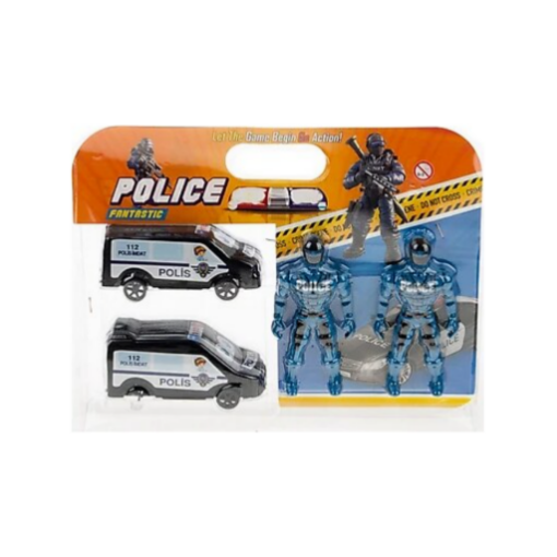 Kembay Oyuncak Vakumlu Polis Ambulans Set. ürün görseli