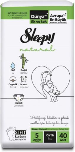 Sleppy Çocuk Bezi Maxi Natural Junior 2 Li Jumbo. ürün görseli