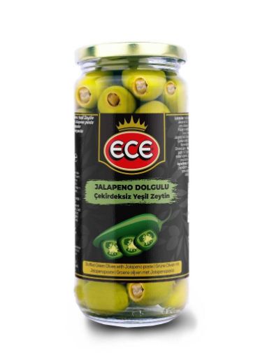 ECE ZEYTIN YESIL 260GR JALAPENO DOLGULU. ürün görseli