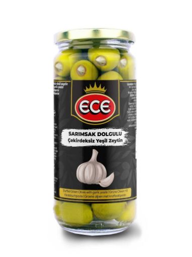 ECE ZEYTIN YESIL 260GR SARIMSAK DOLGULU. ürün görseli