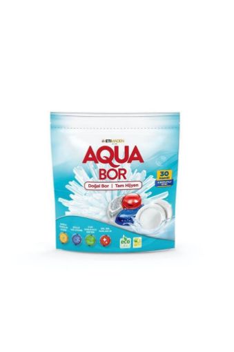 AQUABOR BULASIK MAKINESI KAPSULU 30LU*6LI KOLI. ürün görseli