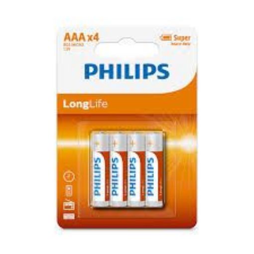 PHILIPS LONGLIFE AAA 4-BLISTER R03L4B/10. ürün görseli