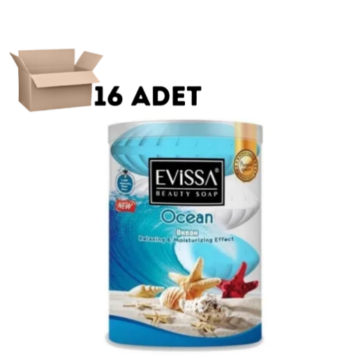 EVISSA GUZELLIK SABUNU 4*100GR OKYANUS PVC 16 Adet Kolili. ürün görseli