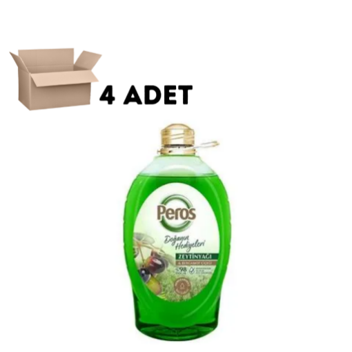 Peros Sıvı Sabun 3 Lt Zeytinyağı-Bergamot 4 Adet Kolili. ürün görseli