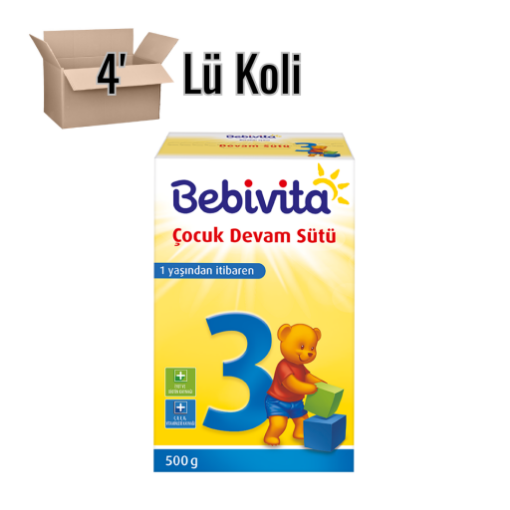 Bebivita Bebek Sütü 3 Numara 400 Gr 4'lü. ürün görseli