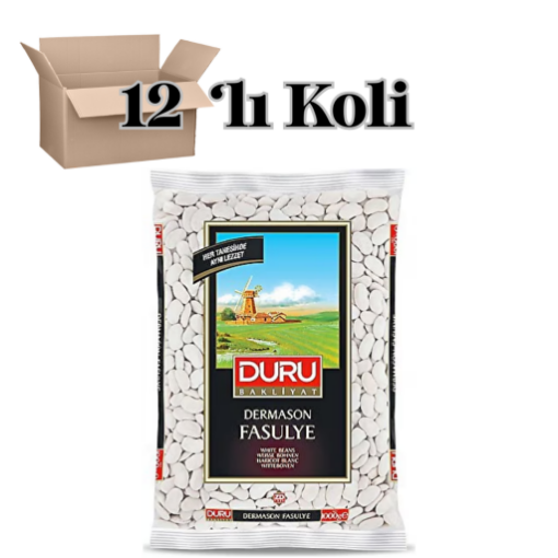 Duru Fasulye Dermason 1 kg*12 ADET KOLILI. ürün görseli