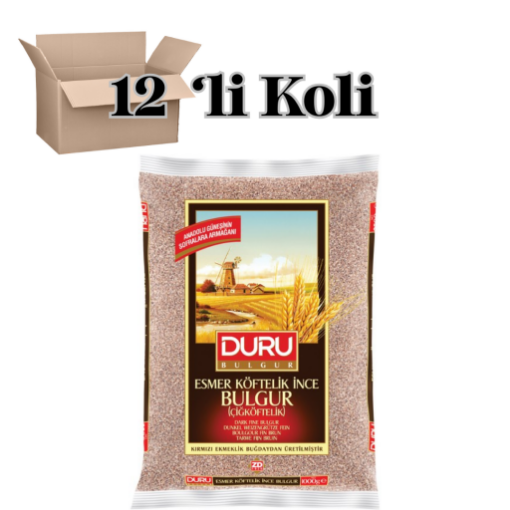 Duru Bulgur 1 kg Esmer Çiğ Köftelik*12 ADET KOLILI. ürün görseli