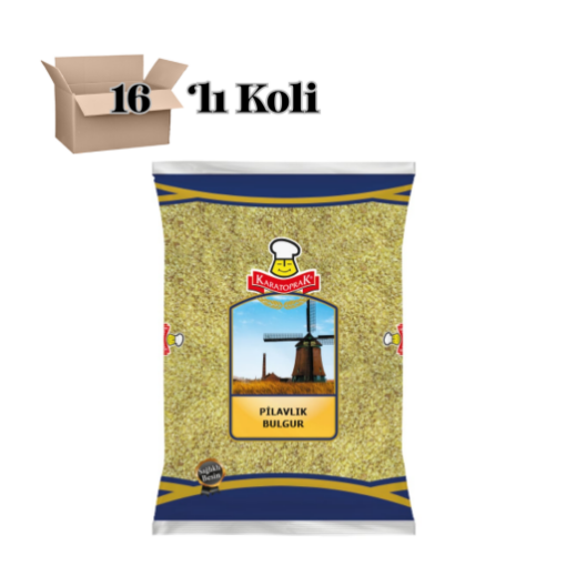 Karatoprak Pilavlık Bulgur 1KG 16 Adet Kolili. ürün görseli