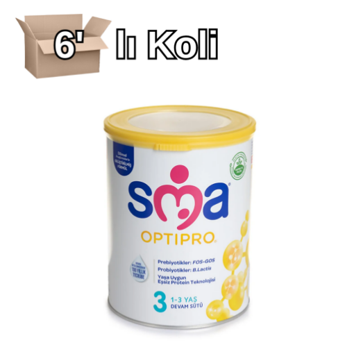 Sma Probiyotik 3 Numara Bebek Sütü 800 gr 6'lı Koli. ürün görseli