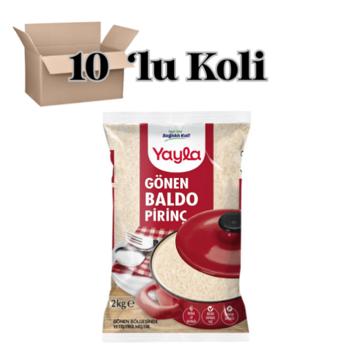 Yayla Gönen Baldo Pirinç 2 kg*10 ADET KOLILI. ürün görseli