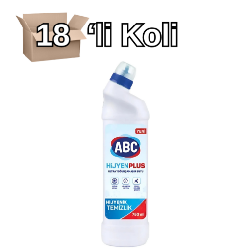 Abc Ultra Bembeyaz Çamaşır Suyu 750 ML 18'li Koli. ürün görseli