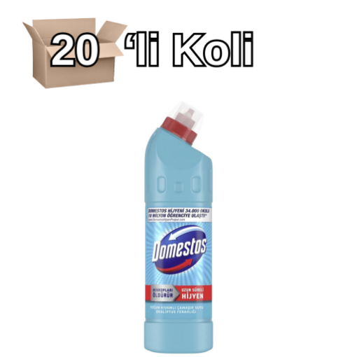 Domestos Okaliptus Çamaşır Suyu 750 Ml 20'li Koli. ürün görseli