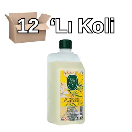 Eyüp Sabri Tuncer Limon Kolonyası Plastik 1 Lt 12'li Koli. ürün görseli