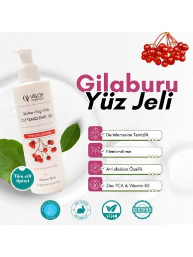 VIOP GILABURU YAGI OZLU YUZ TEM JELI 200ML TUM CIL. ürün görseli
