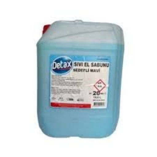 DETAX SIVI SABUN 20KG MAVI SEDEFLI. ürün görseli