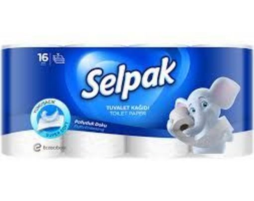 SELPAK TUVALET KAGIDI 16LI PAMUKSU DOKU. ürün görseli