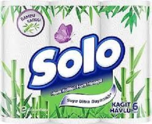 SOLO HAVLU 6LI BAMBU. ürün görseli
